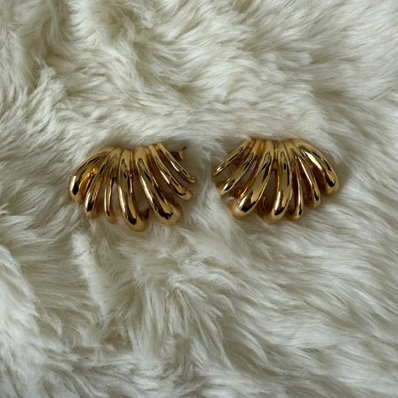 Zara MAXI EAR CUFF EARRINGS - Picture 4 of 6